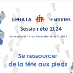 14 au 18 août | Session des familles d’Ephata Don Bosco "Se ressourcer de la tête aux pieds"