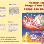08 au 12 juillet | Stage d’été chez les Carmes (XL) – 6 à 14 ans