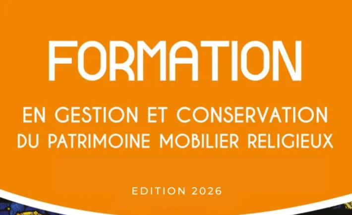 03 octobre au 05 décembre | Formation en gestion et conservation du patrimoine mobilier religieux